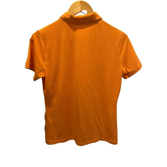 EUC Nike Women’s Highlighter Orange Golf Tour Performance Dri-Fit Polo Size M - Picture 3 of 7